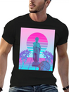 Vaporwave Greek Statue. Giff For Fans Of Physics Lightweight Cotton T-Shirt – Daily Comfort Graphic Shirt