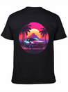 Vaporwave Mood Lightweight Cotton T-Shirt – Daily Comfort Graphic Shirt