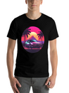 Vaporwave Mood Lightweight Cotton T-Shirt – Daily Comfort Graphic Shirt