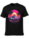 Vaporwave Mood Lightweight Cotton T-Shirt – Daily Comfort Graphic Shirt