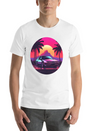 Vaporwave Mood Lightweight Cotton T-Shirt – Daily Comfort Graphic Shirt