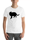 Vector Cat Silhouette Lightweight Cotton T-Shirt – Daily Comfort Graphic Shirt