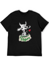 VEGAN COW Lightweight Cotton T-Shirt – Daily Comfort Graphic Shirt