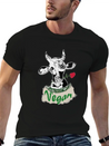 VEGAN COW Lightweight Cotton T-Shirt – Daily Comfort Graphic Shirt