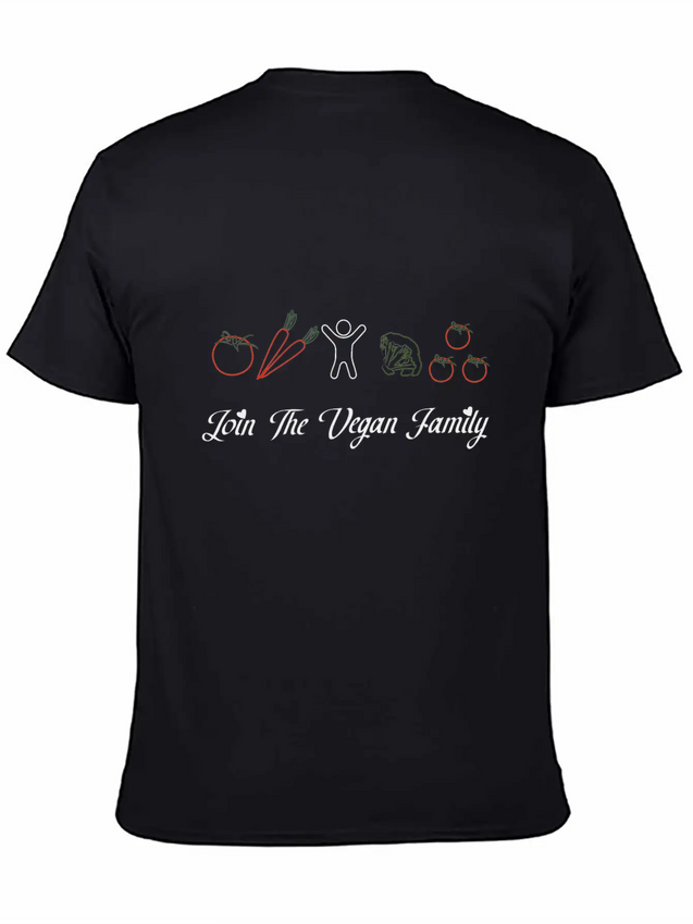 Vegan Lightweight Cotton T-Shirt – Daily Comfort Graphic Shirt