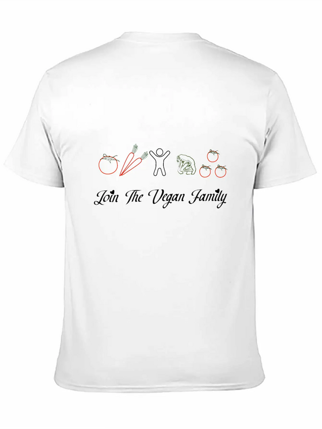 Vegan Lightweight Cotton T-Shirt – Daily Comfort Graphic Shirt