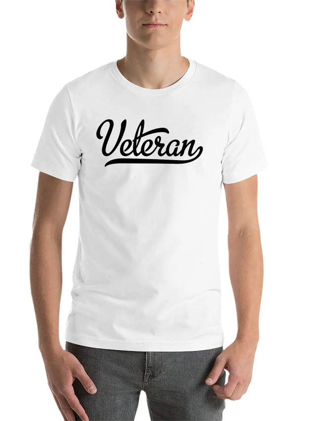Veteran Lightweight Cotton T-Shirt – Daily Comfort Graphic Shirt