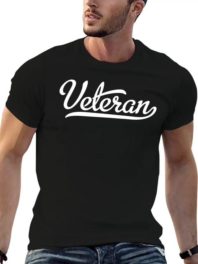 Veteran Lightweight Cotton T-Shirt – Daily Comfort Graphic Shirt