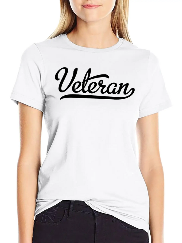 Veteran Lightweight Cotton T-Shirt – Daily Comfort Graphic Shirt