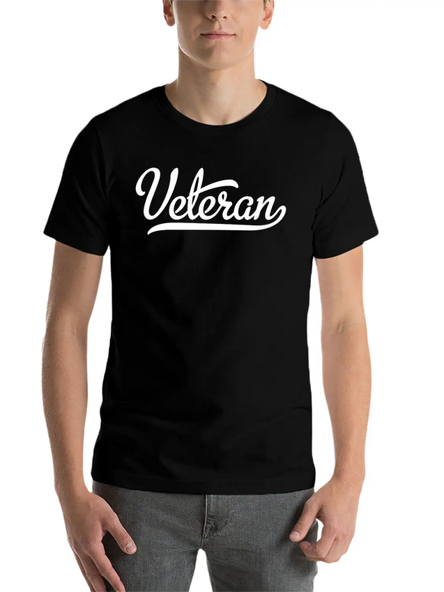 Veteran Lightweight Cotton T-Shirt – Daily Comfort Graphic Shirt