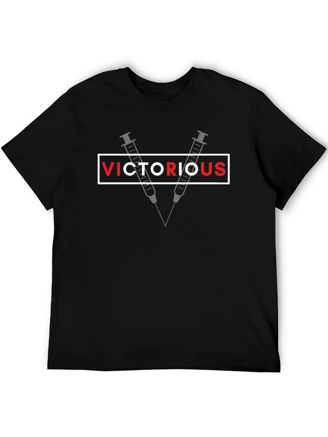 Victorious Lightweight Cotton T-Shirt – Daily Comfort Graphic Shirt