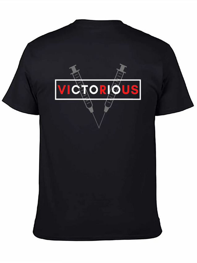 Victorious Lightweight Cotton T-Shirt – Daily Comfort Graphic Shirt