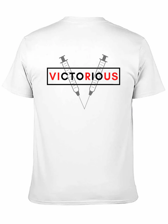 Victorious Lightweight Cotton T-Shirt – Daily Comfort Graphic Shirt