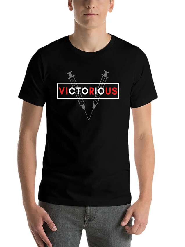 Victorious Lightweight Cotton T-Shirt – Daily Comfort Graphic Shirt