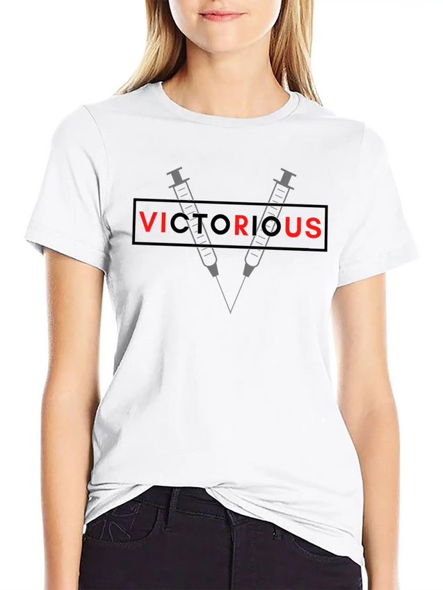 Victorious Lightweight Cotton T-Shirt – Daily Comfort Graphic Shirt