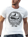 Viking Tour Travel Adventure Norway Finland Lightweight Cotton T-Shirt – Daily Comfort Graphic Shirt