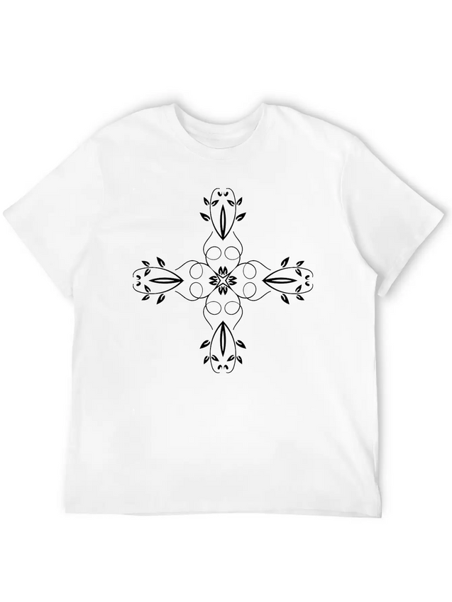 Viney Flower 11 Lightweight Cotton T-Shirt – Daily Comfort Graphic Shirt