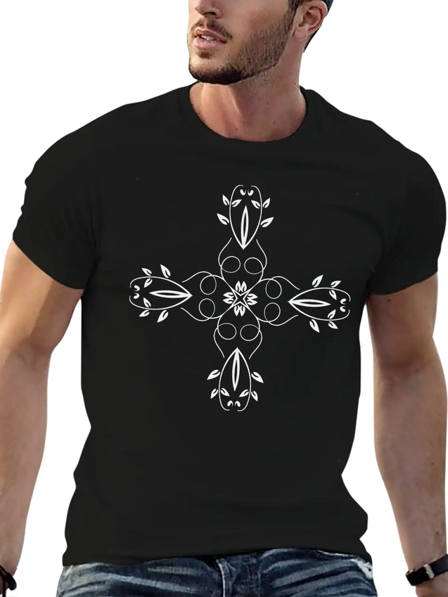 Viney Flower 11 Lightweight Cotton T-Shirt – Daily Comfort Graphic Shirt