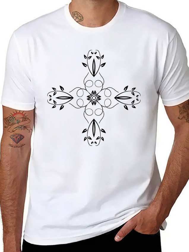 Viney Flower 11 Lightweight Cotton T-Shirt – Daily Comfort Graphic Shirt