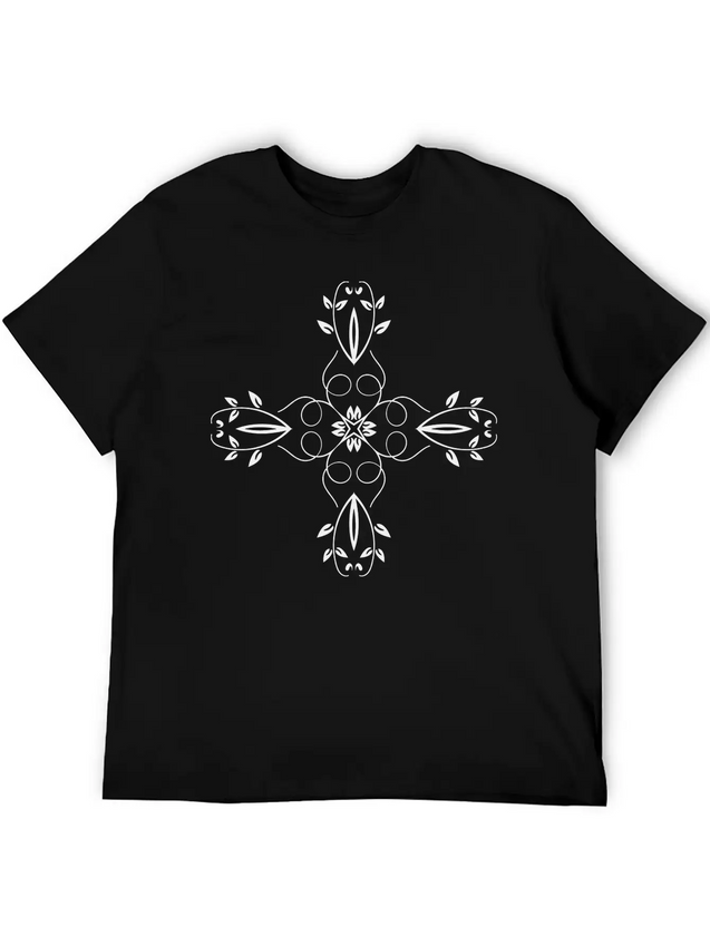 Viney Flower 11 Lightweight Cotton T-Shirt – Daily Comfort Graphic Shirt