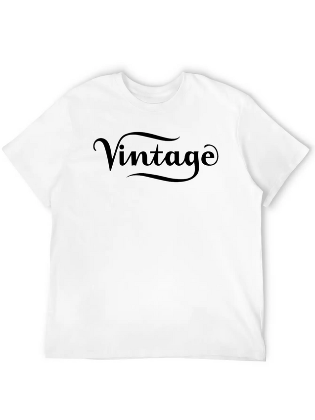 Vintage 1c Lightweight Cotton T-Shirt – Daily Comfort Graphic Shirt