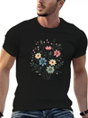 Vintage Bloom Trend Lightweight Cotton T-Shirt – Daily Comfort Graphic Shirt