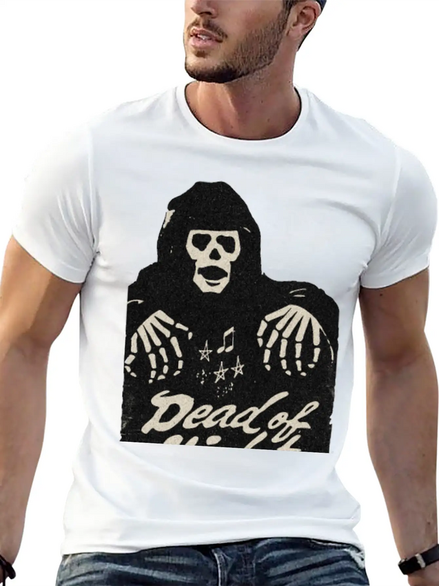 Vintage Day Of The Dead Concert Concert Lightweight Cotton T-Shirt – Daily Comfort Graphic Shirt