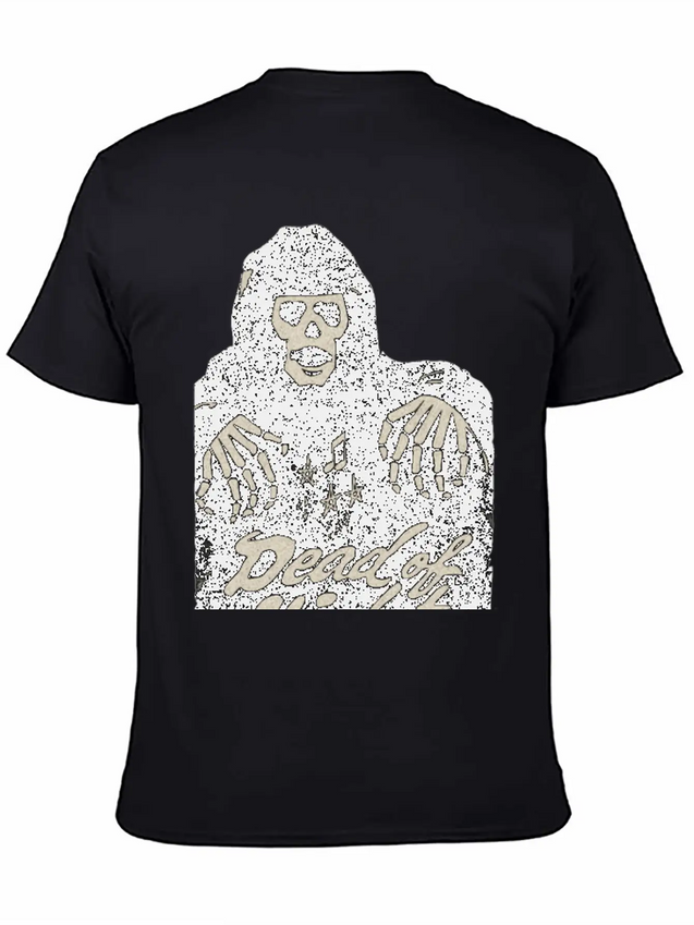 Vintage Day Of The Dead Concert Concert Lightweight Cotton T-Shirt – Daily Comfort Graphic Shirt