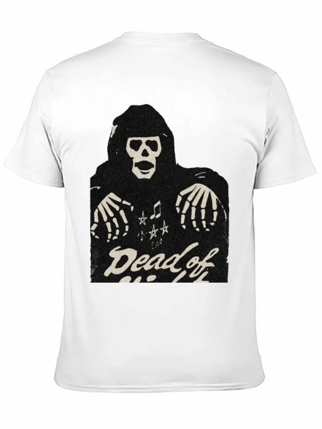 Vintage Day Of The Dead Concert Concert Lightweight Cotton T-Shirt – Daily Comfort Graphic Shirt