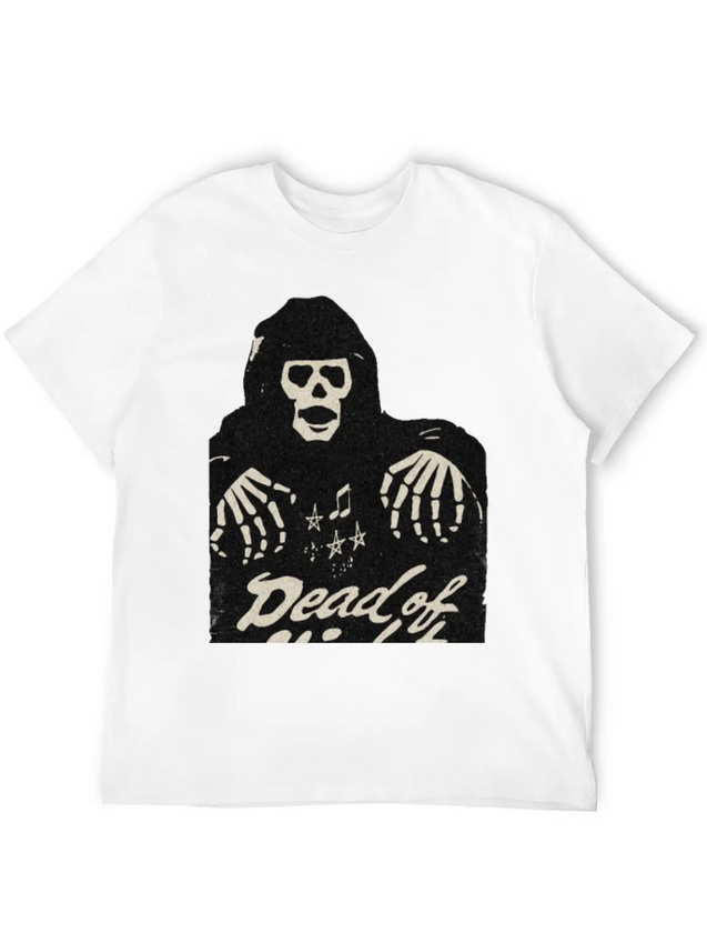 Vintage Day Of The Dead Concert Concert Lightweight Cotton T-Shirt – Daily Comfort Graphic Shirt