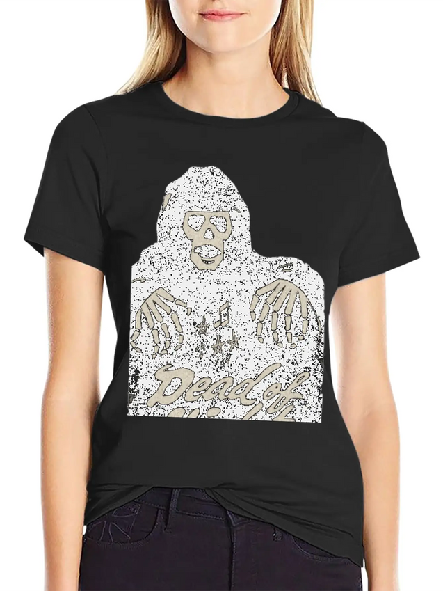 Vintage Day Of The Dead Concert Concert Lightweight Cotton T-Shirt – Daily Comfort Graphic Shirt