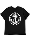 Vintage Old Wet Anchor With Thick Rope Lightweight Cotton T-Shirt – Daily Comfort Graphic Shirt