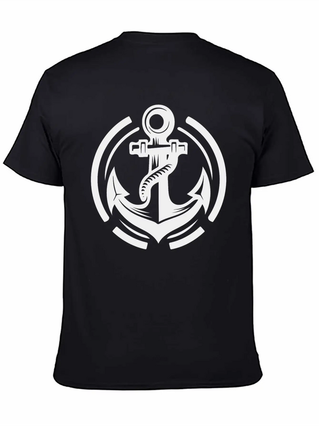 Vintage Old Wet Anchor With Thick Rope Lightweight Cotton T-Shirt – Daily Comfort Graphic Shirt