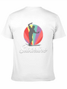 Vintage Retro Used Look Slackline Balancing Idea Lightweight Cotton T-Shirt – Daily Comfort Graphic Shirt