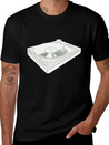 Vinyl Player Lightweight Cotton T-Shirt – Daily Comfort Graphic Shirt