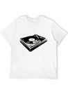 Vinyl Player Lightweight Cotton T-Shirt – Daily Comfort Graphic Shirt