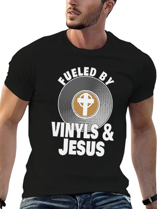 Vinyl Records LP Collector Record Lover Audiophile Lightweight Cotton T-Shirt – Daily Comfort Graphic Shirt