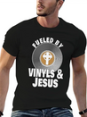 Vinyl Records LP Collector Record Lover Audiophile Lightweight Cotton T-Shirt – Daily Comfort Graphic Shirt