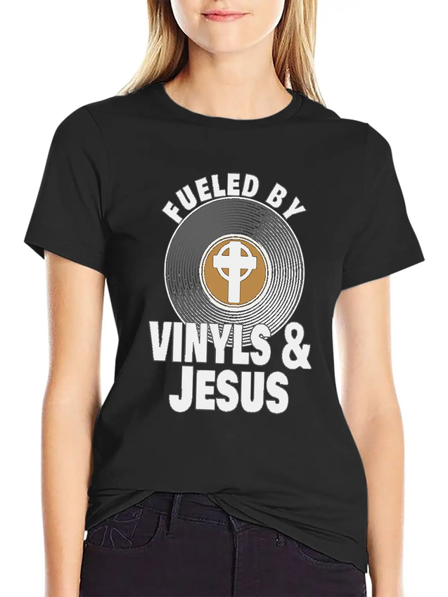 Vinyl Records LP Collector Record Lover Audiophile Lightweight Cotton T-Shirt – Daily Comfort Graphic Shirt
