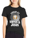 Vinyl Records LP Collector Record Lover Audiophile Lightweight Cotton T-Shirt – Daily Comfort Graphic Shirt