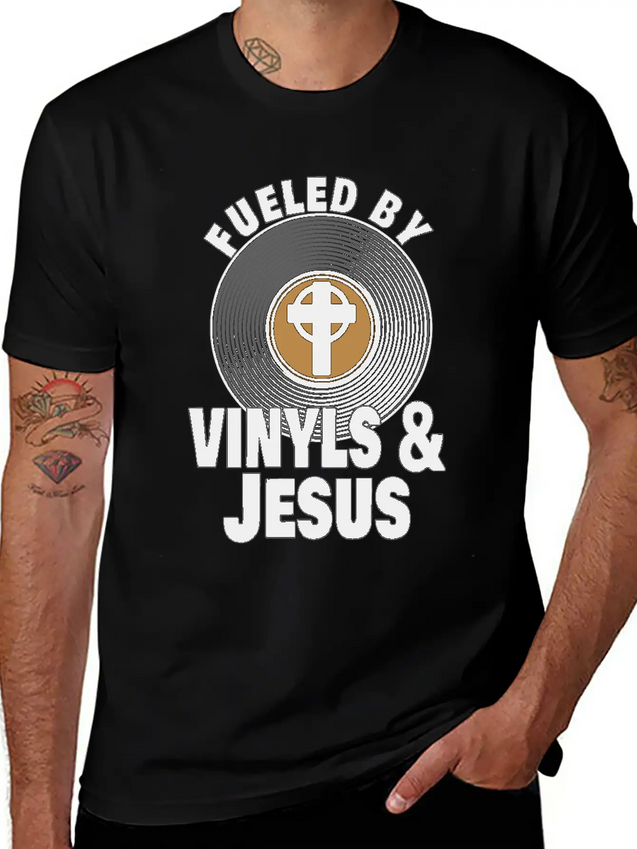 Vinyl Records LP Collector Record Lover Audiophile Lightweight Cotton T-Shirt – Daily Comfort Graphic Shirt