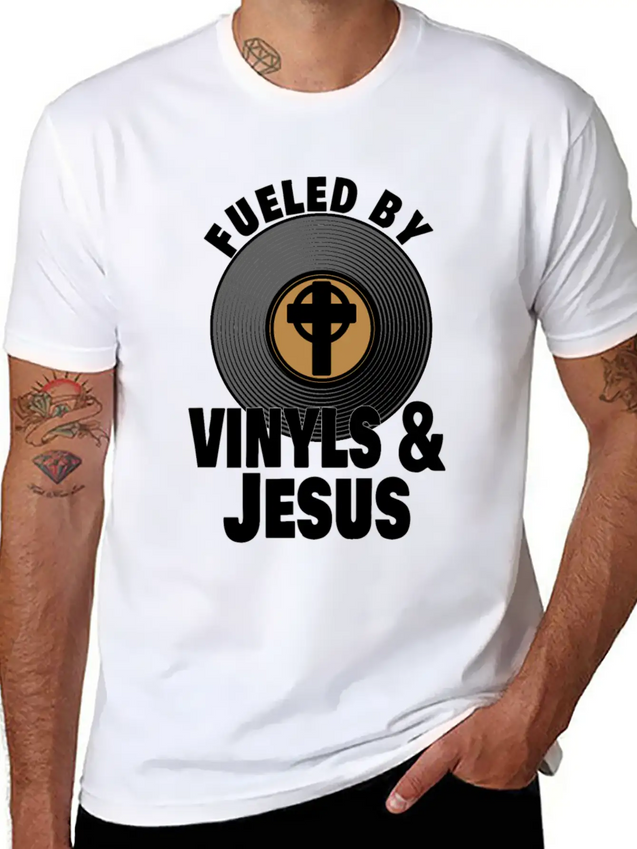 Vinyl Records LP Collector Record Lover Audiophile Lightweight Cotton T-Shirt – Daily Comfort Graphic Shirt