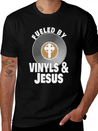 Vinyl Records LP Collector Record Lover Audiophile Lightweight Cotton T-Shirt – Daily Comfort Graphic Shirt