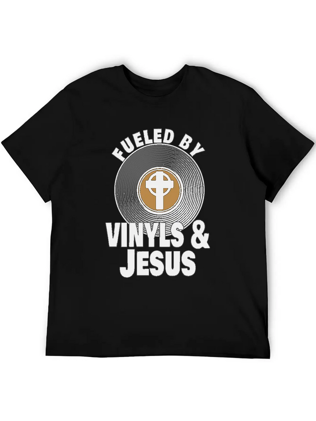 Vinyl Records LP Collector Record Lover Audiophile Lightweight Cotton T-Shirt – Daily Comfort Graphic Shirt