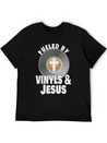 Vinyl Records LP Collector Record Lover Audiophile Lightweight Cotton T-Shirt – Daily Comfort Graphic Shirt