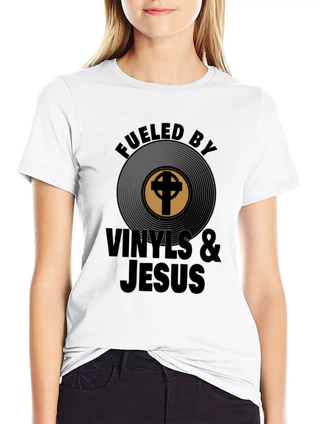 Vinyl Records LP Collector Record Lover Audiophile Lightweight Cotton T-Shirt – Daily Comfort Graphic Shirt