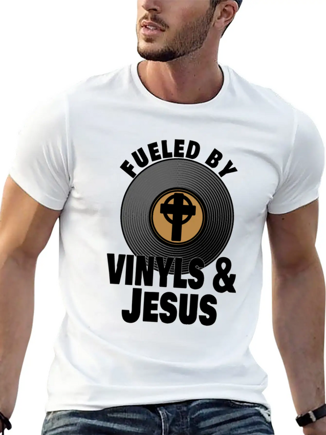 Vinyl Records LP Collector Record Lover Audiophile Lightweight Cotton T-Shirt – Daily Comfort Graphic Shirt