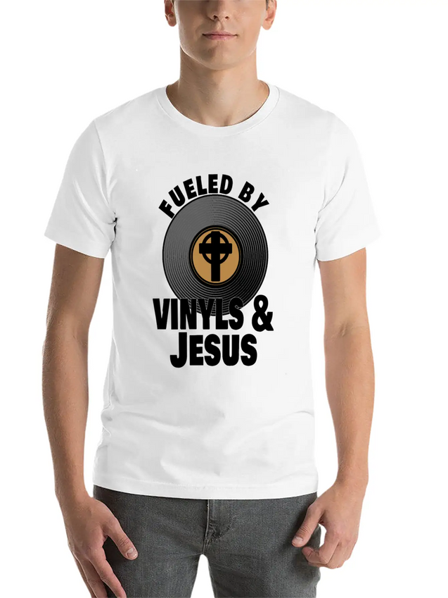 Vinyl Records LP Collector Record Lover Audiophile Lightweight Cotton T-Shirt – Daily Comfort Graphic Shirt
