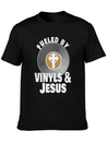 Vinyl Records LP Collector Record Lover Audiophile Lightweight Cotton T-Shirt – Daily Comfort Graphic Shirt