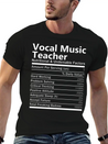 Vocal Music Teacher T Shirt - Nutritional And Unde Lightweight Cotton T-Shirt – Daily Comfort Graphic Shirt